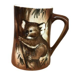Studio Anna Australia Hand Painted Signed BEAUTIFUL RARE KOALA  Mug Mid Century